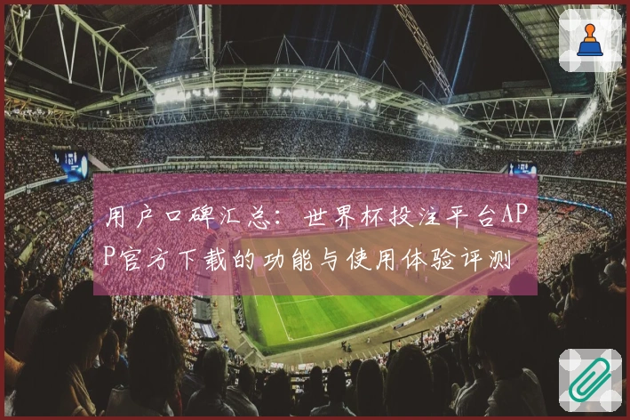 用户口碑汇总:世界杯投注平台APP官方下载的功能与使用体验评测